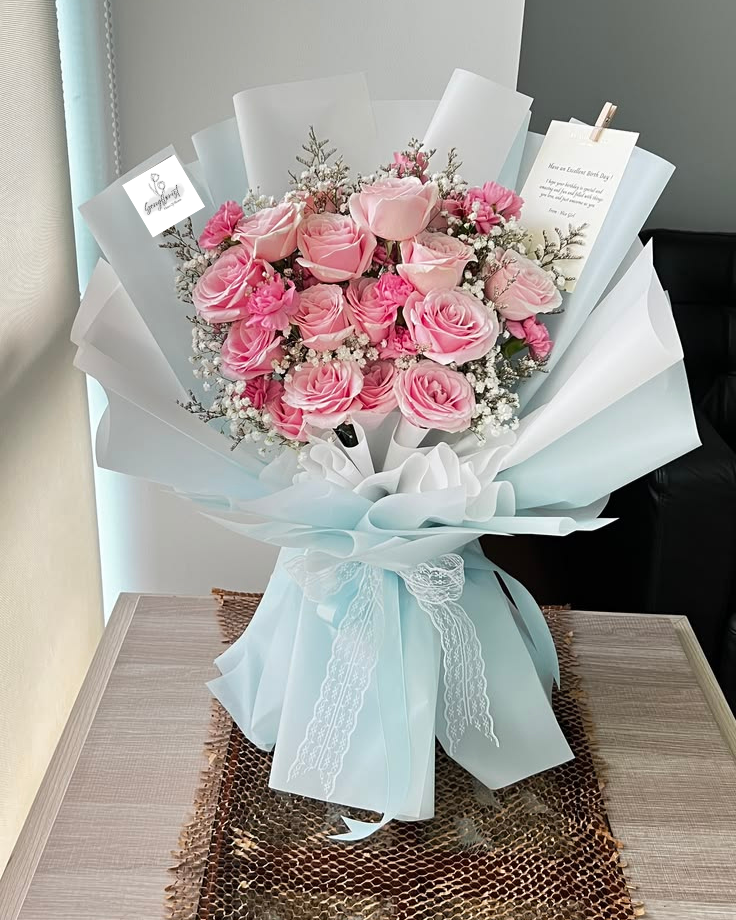 June Pink HAND BOUQUET